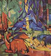 Rehe im Walde (II) Franz Marc